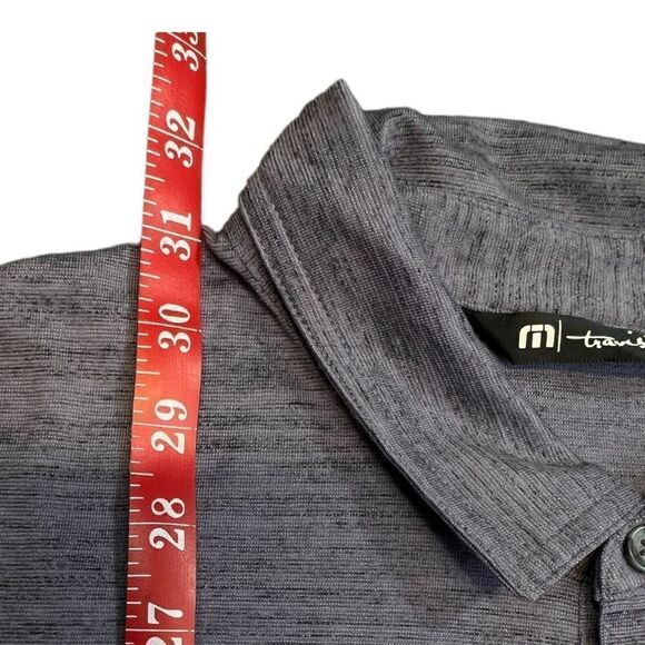 TRAVIS MATHEW FLYING TORTILLA POLO PURPLE SAGE HEATHER Men’s Large Golf - Picture 8 of 10